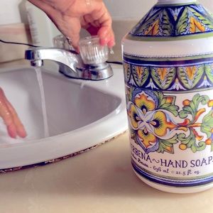 Lemon Verbena hand soap bottle 636 ml Perugia Italian Deruta